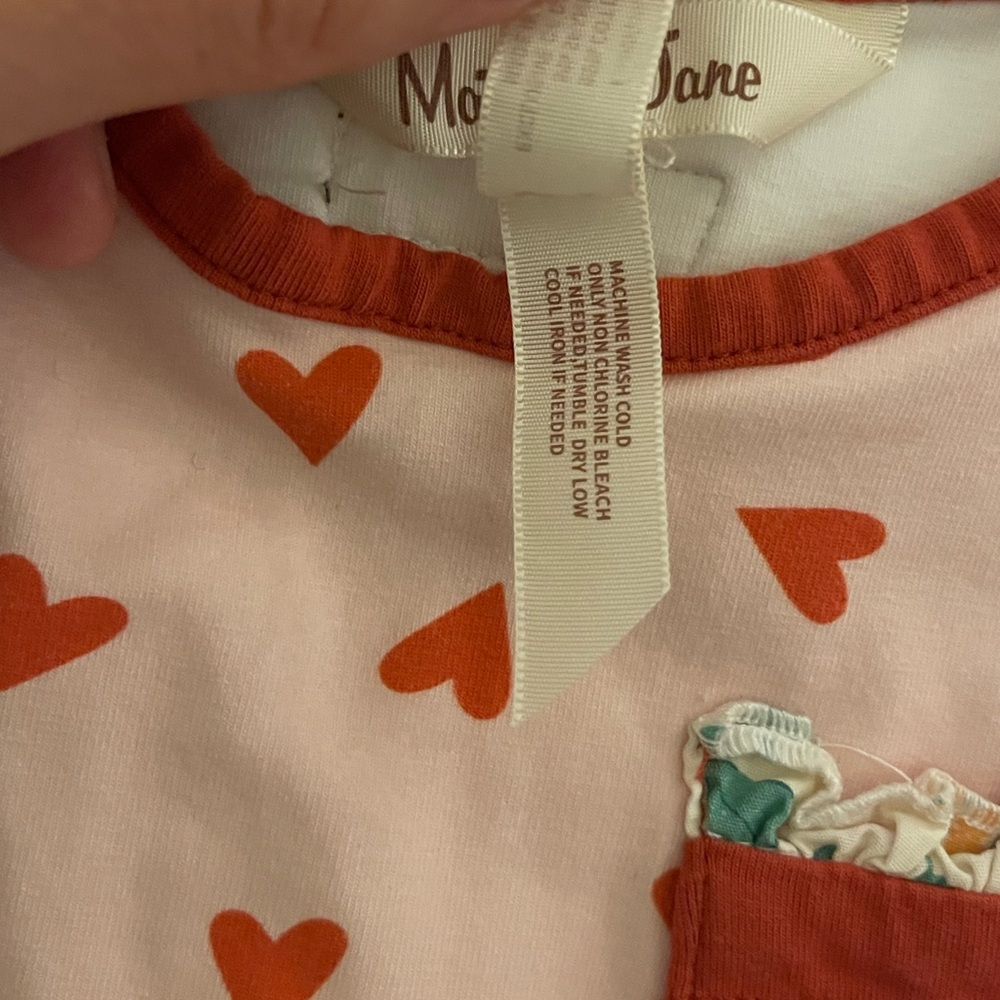 Matilda Jane Heart to Heart Rosebud Floral Lap Dress Sz 4T Cotton Valentines Day - Picture 5 of 8